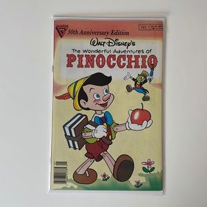 Walt Disney's The Wonderful Adventures Of Pinocchio #1 Gladstone 1990 Vintage